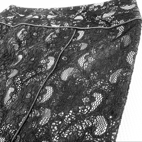 50% OFF Classy Lace Black & Gray Skirt, Size 6 - Picture 5 of 8